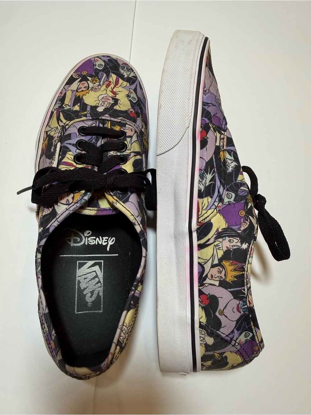 Vans x Disney Villainesses Collection Slim Low Top Sneakers Wicked Color Palette - Picture 7 of 14